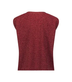Zero Glitzershirt darkRed Outlet
