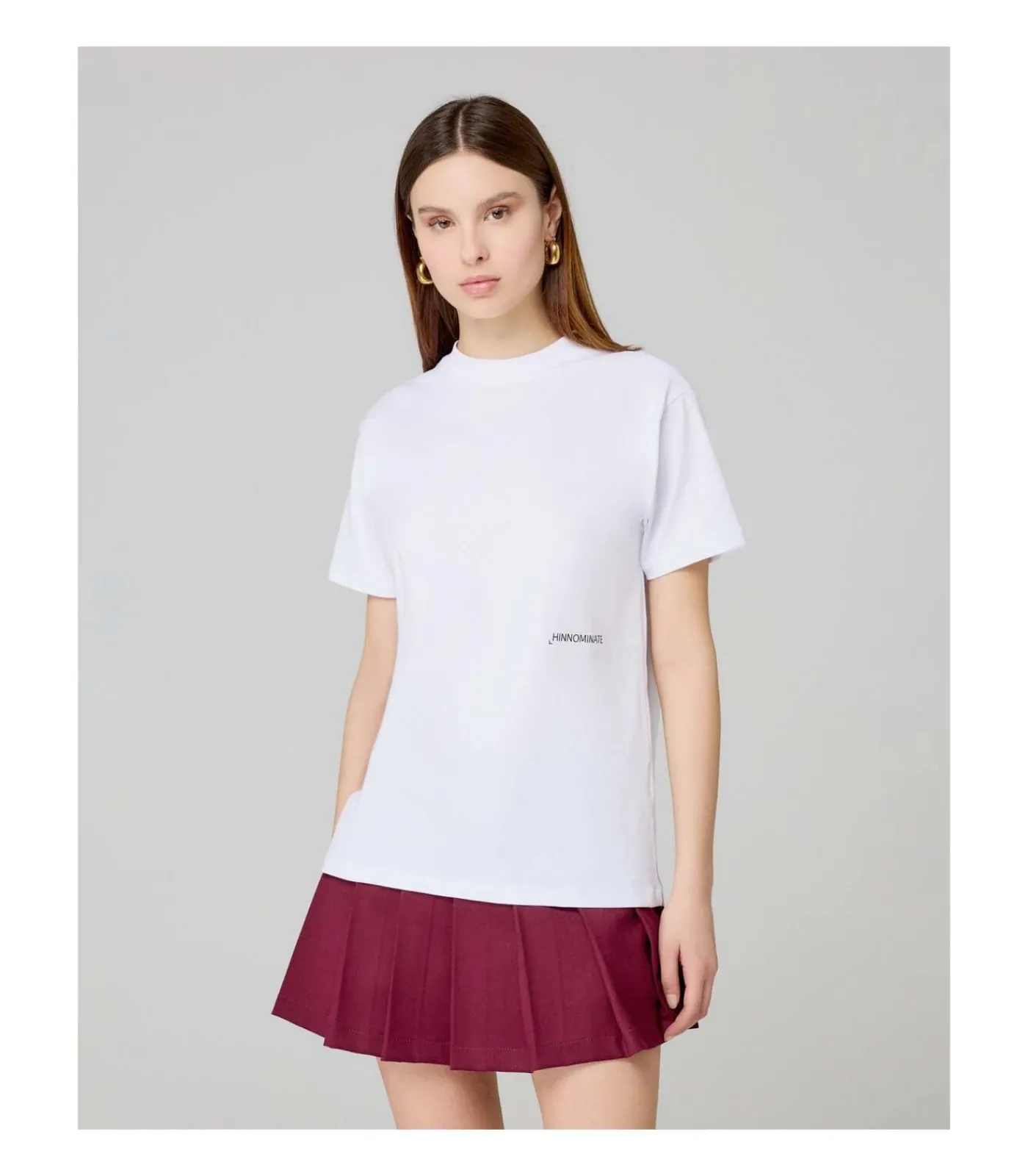 HINNOMINATE Gonna Corta Pantaloncino A Pieghe red Discount
