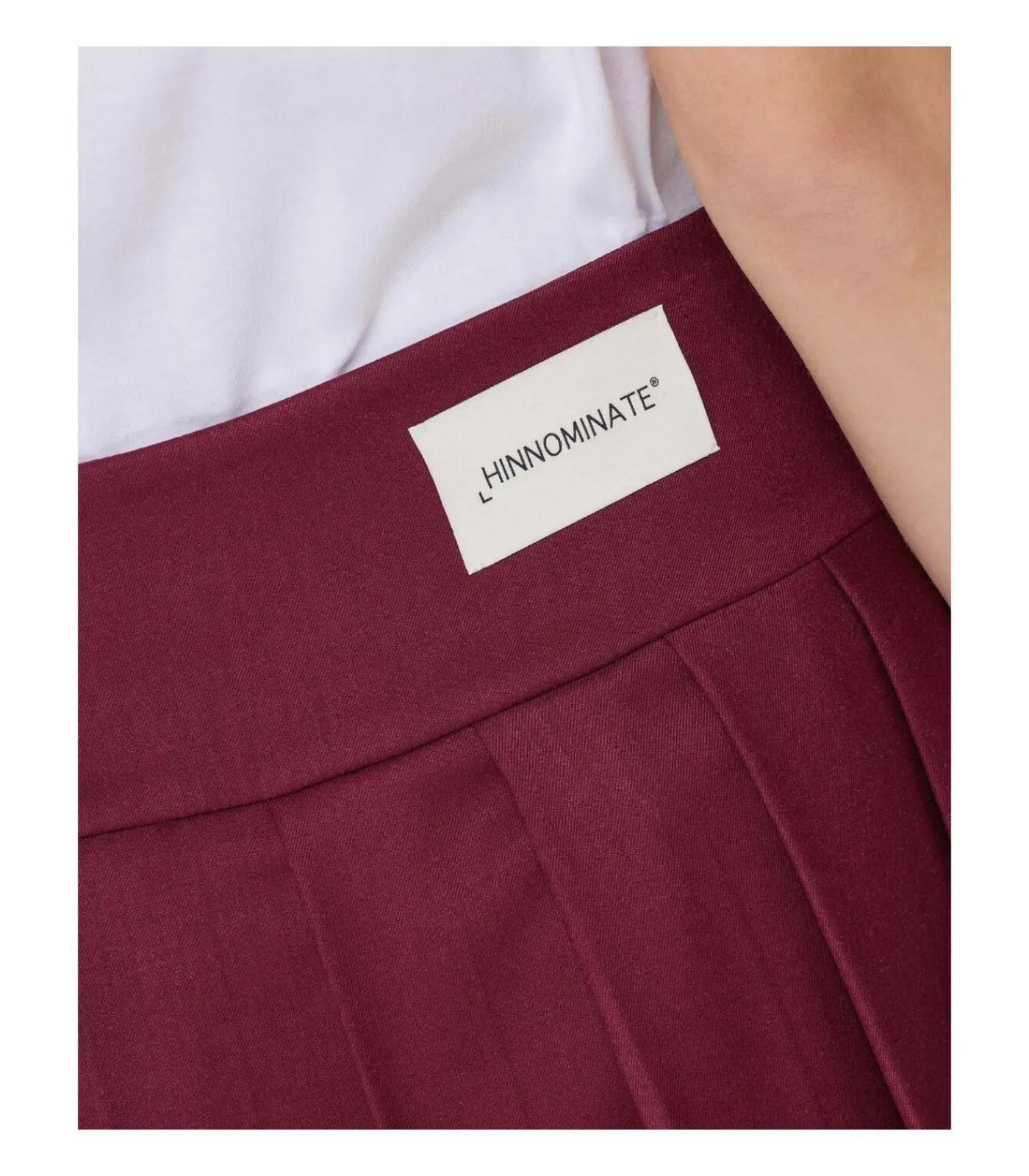 HINNOMINATE Gonna Corta Pantaloncino A Pieghe red Discount