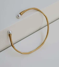 Joidart Gouden armband Eclat met witte parel Outlet