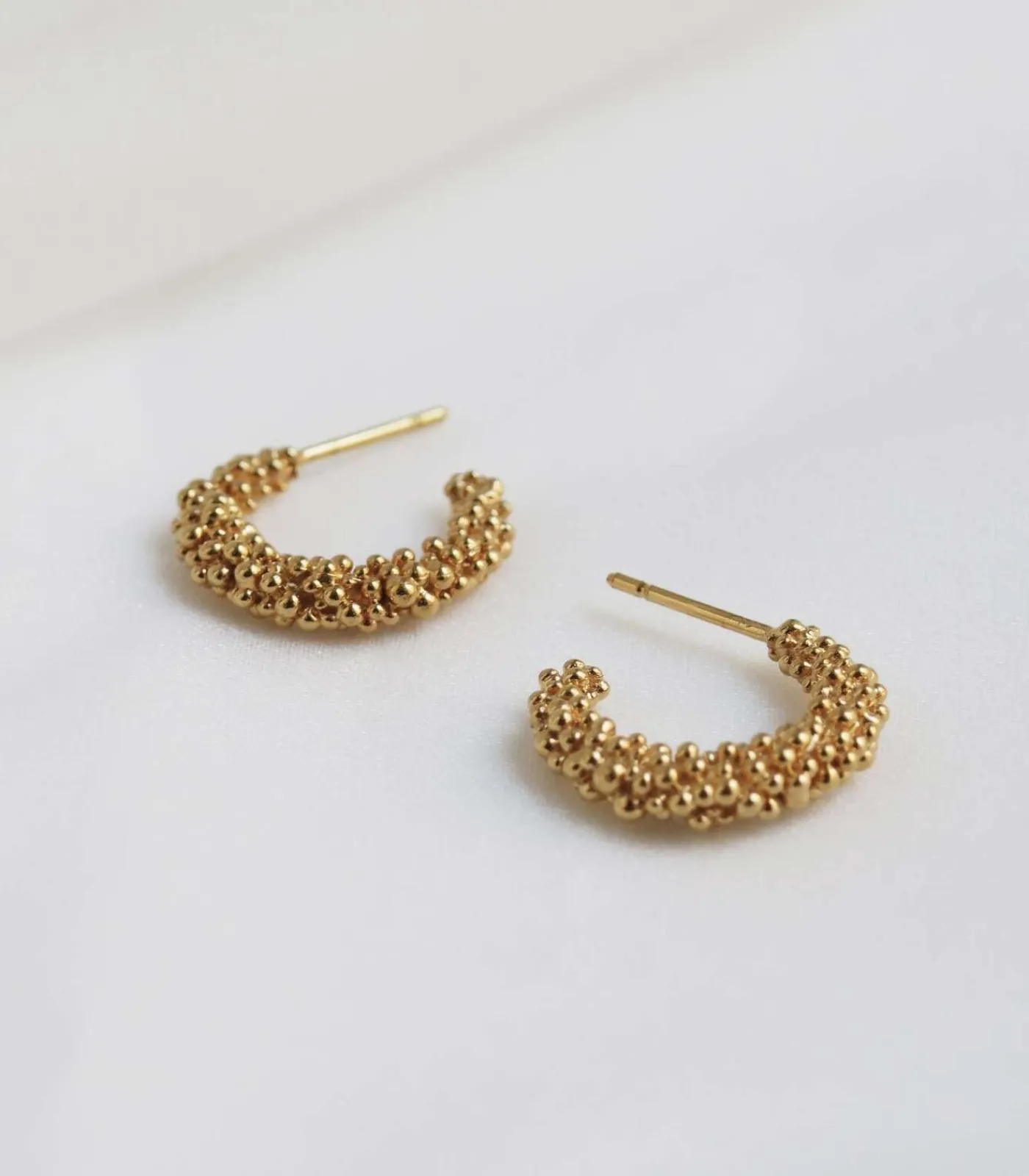 Joidart Gouden creolen Stardust gold New