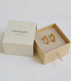 Joidart Gouden creolen Stardust gold New
