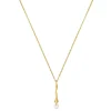 Joidart Gouden ketting Eclat met witte parel Sale
