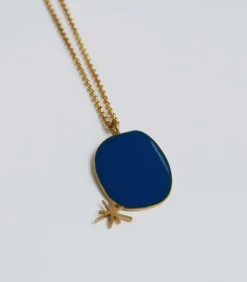 Joidart Gouden ketting Miró Jewelry blauw New