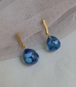 Joidart Gouden oorbellen Gaudí Jewelry blauw gold Discount
