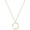 Joidart Gouden ronde ketting Eclat met witte parel Best