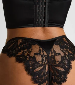 Hunkemöller Grace Highleg Brazilian black Clearance