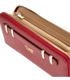 GUESS Gregoria Slg Large Zip Around red Best