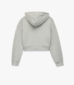 Koton Grijs Sweatshirt Lang Model met Capuchon gray Sale
