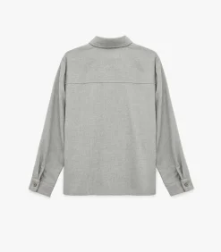 Koton Grijze Blouse Lange Mouwen met Knoopsluiting gray Online