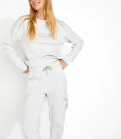 Banana Moon Grijze joggingbroek met cargo-effect MATALI BAYACTIVE gray Online