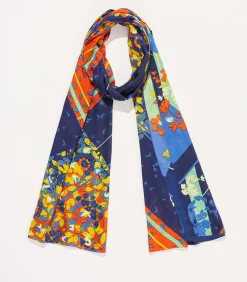 La Fiancée GRIMM grote vloeiende stola darkBlue Sale