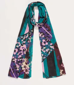 La Fiancée GRIMM grote vloeiende stola darkGreen Sale