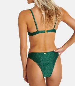 Banana Moon Groen glanzend bikinibroekje LINEA CALICARI darkGreen Online