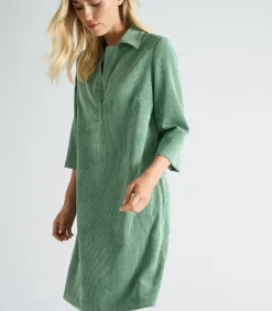 Marie Méro Groen kleedje in velours green Sale