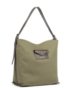 LANCASTER Grote bucketbag – Canvas KBA khaki