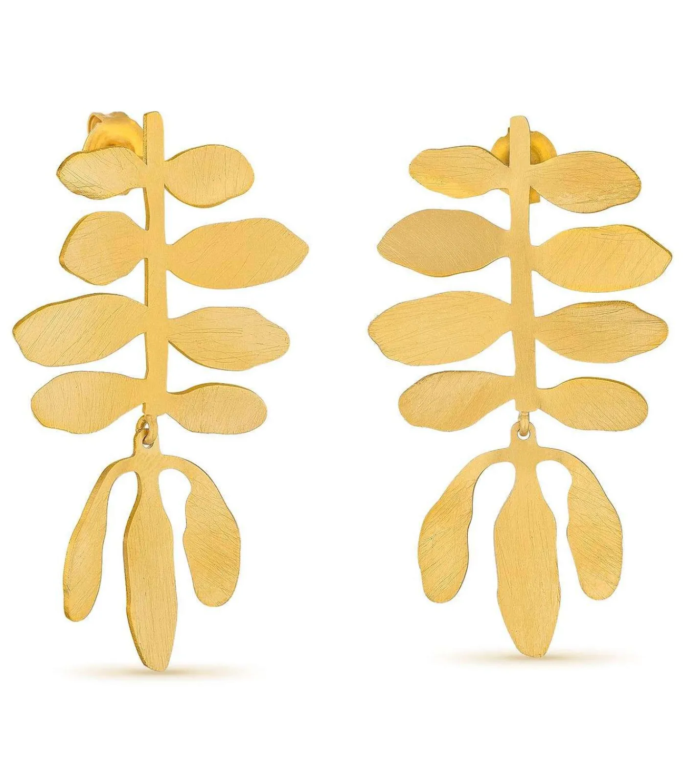 Joidart Grote gouden Silvela oorbellen gold Best