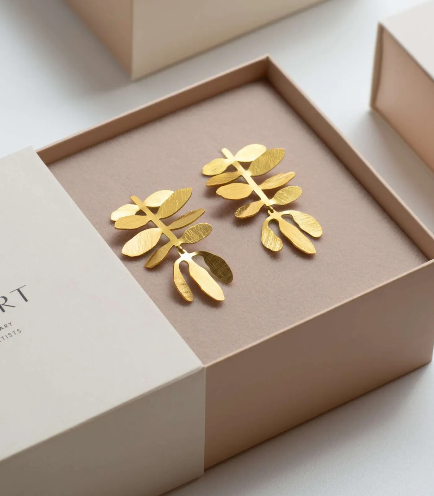 Joidart Grote gouden Silvela oorbellen gold Best