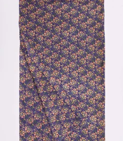 La Fiancée Grote vloeiende stola met print ABELA darkPurple Sale
