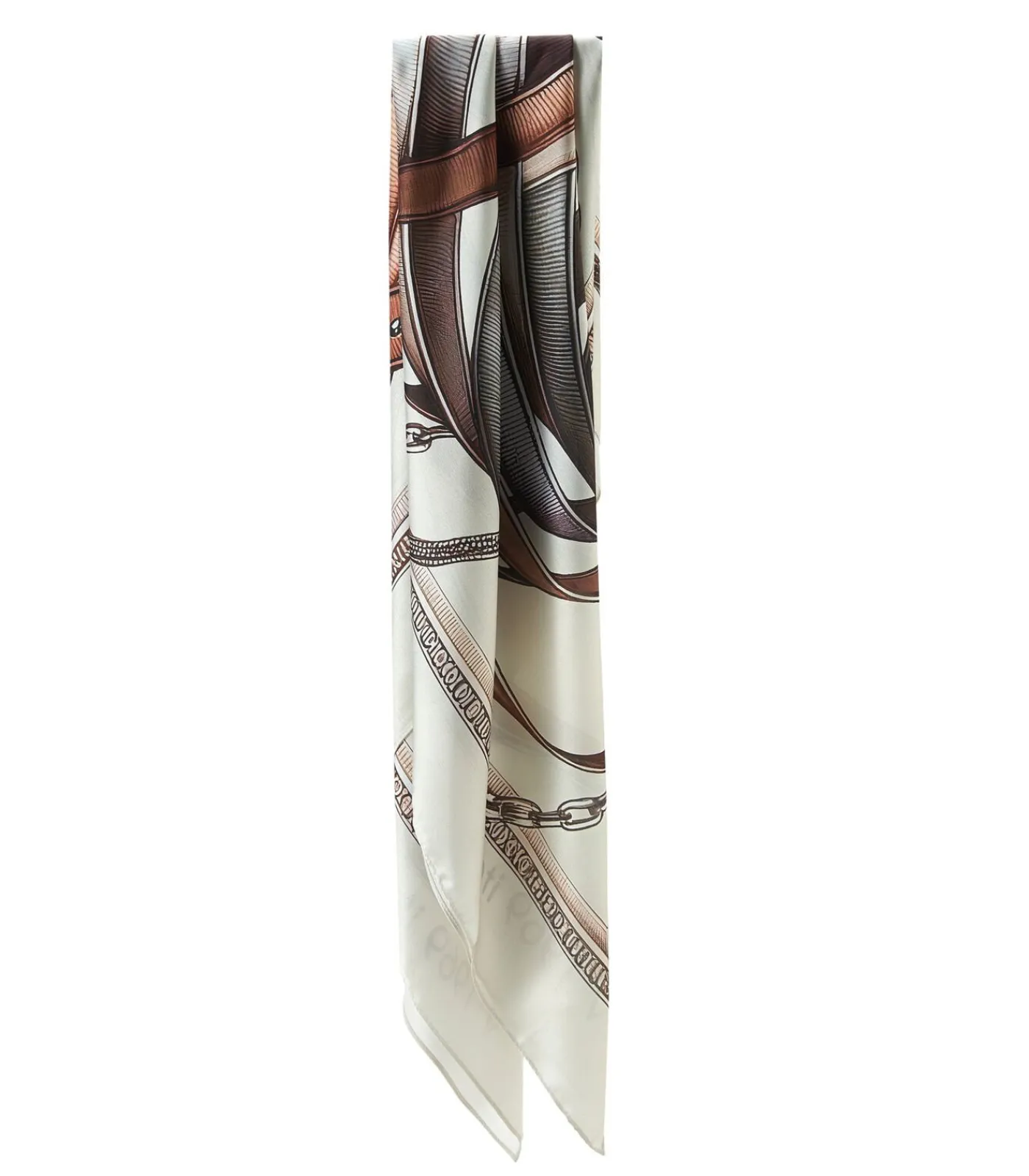 V1969 Grote zijde carré MultiBelts brown Clearance