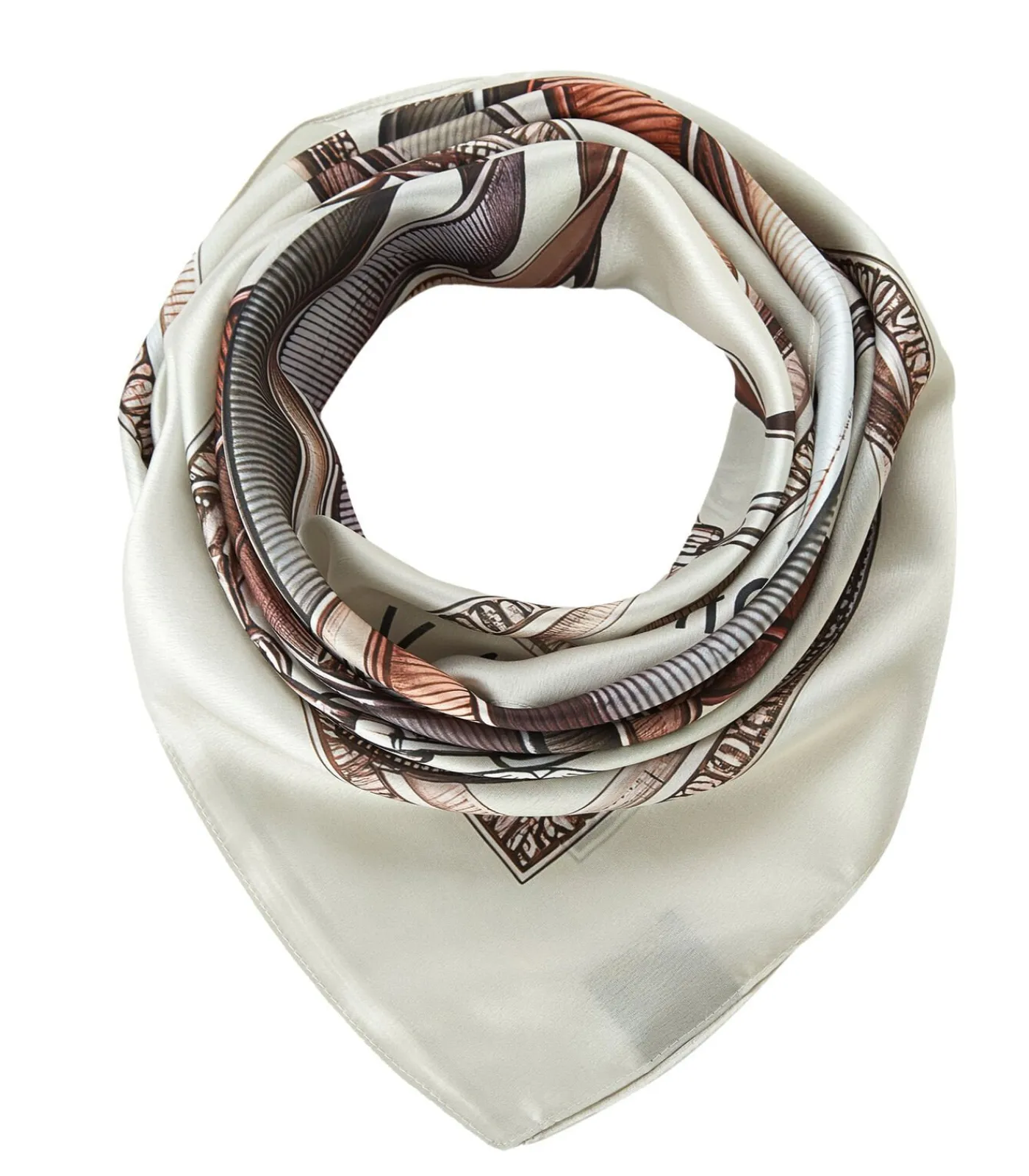 V1969 Grote zijde carré MultiBelts brown Clearance