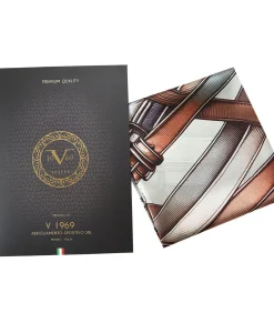V1969 Grote zijde carré MultiBelts brown Clearance