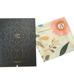 Alberto Cabale Grote zijden sjaal Nature Zoé creme Hot