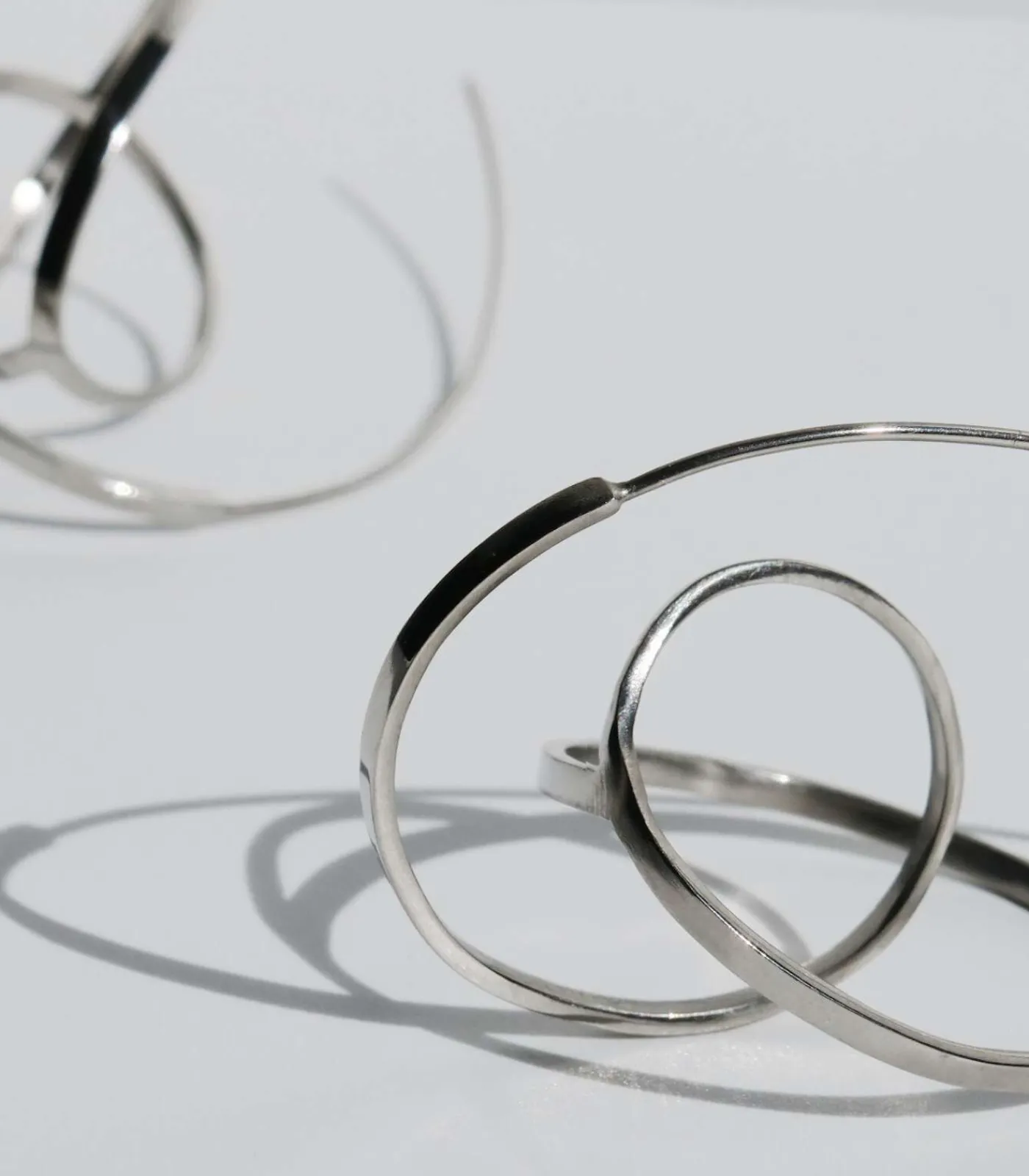Joidart Grote zilveren Embolic oorbellen silver Online