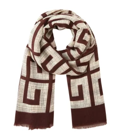 V1969 Grote zwarte sjaal brown Sale
