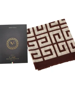 V1969 Grote zwarte sjaal brown Sale