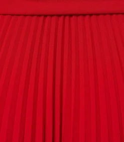 Mart Visser Haily Plisse Jurk Rood red Online