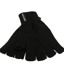Urban Classics HALF FINGER - Handschoenen - Zwart black