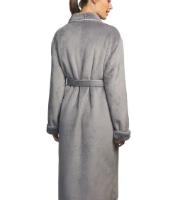 SELMARK Halflange badjas Supersoft gray Outlet