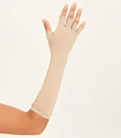 UV.LINE Handschoenen Long Glove Chocolate black Online