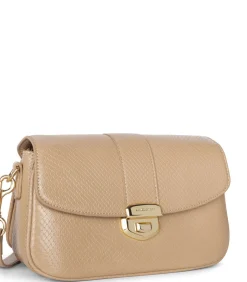 LANCASTER Handtas - Python Fia beige Outlet