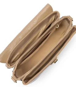 LANCASTER Handtas - Python Fia beige Outlet