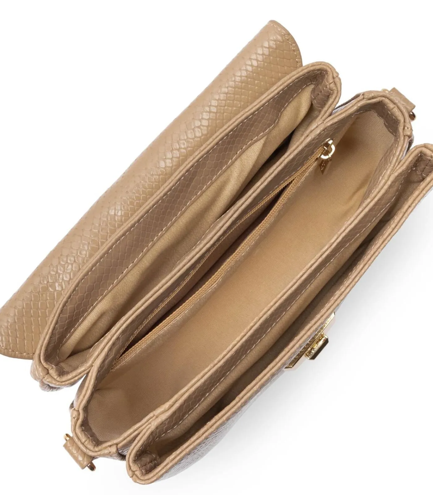 LANCASTER Handtas - Python Fia beige Outlet