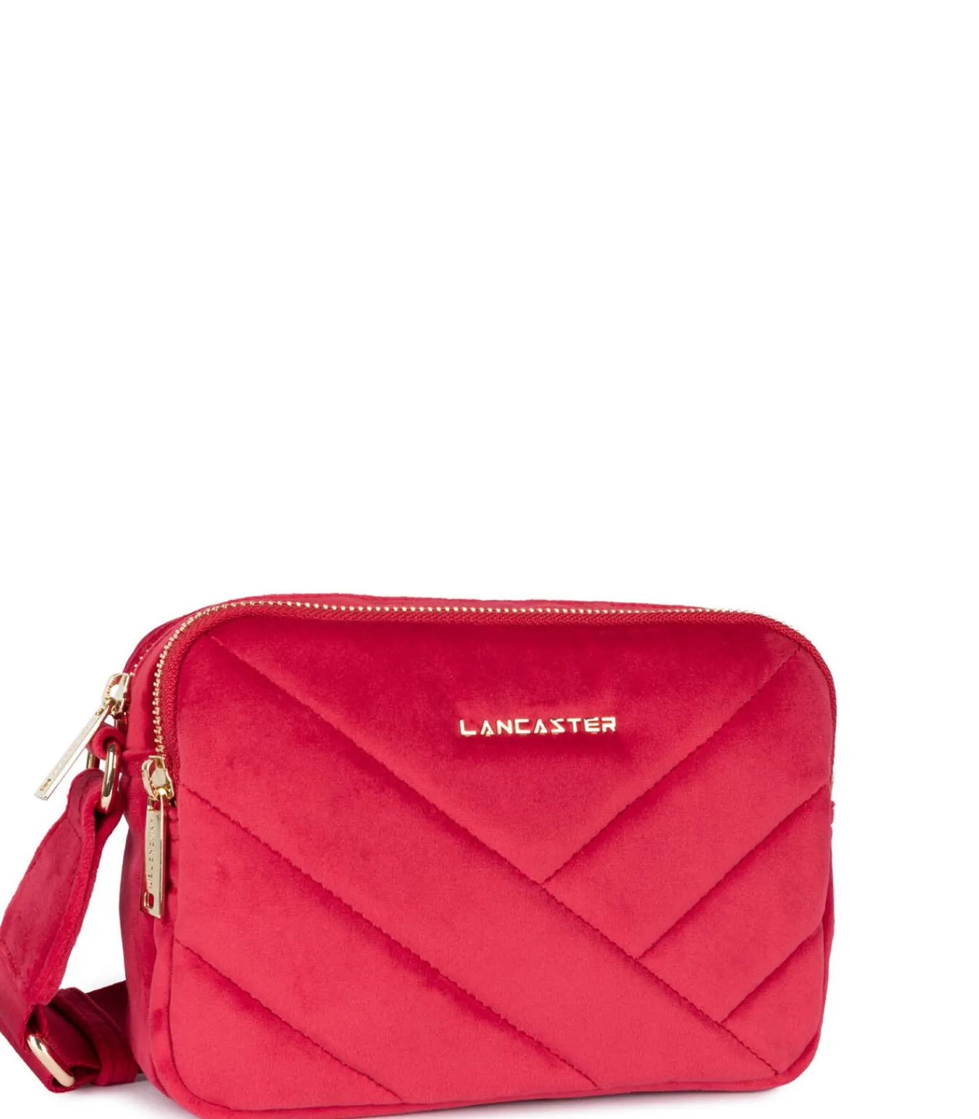 LANCASTER Handtas - Velvet Matelassé red Online