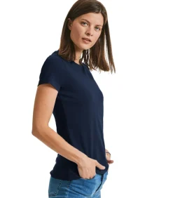 Russell HEAVYWEIGHT - T-shirt - Marineblauw navyBlue
