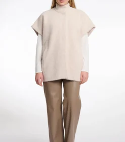 Rino&Pelle Helen cape off-white camel Online