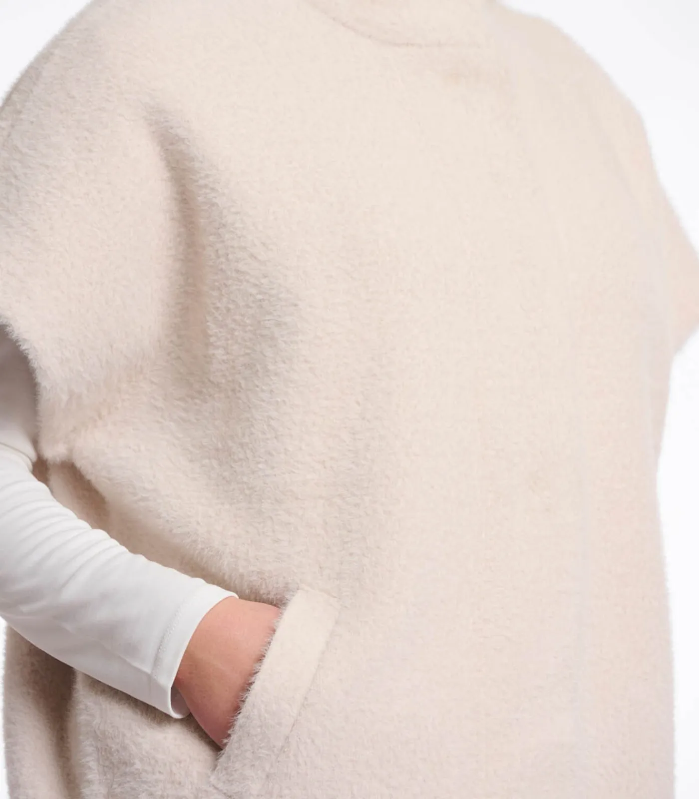 Rino&Pelle Helen cape off-white camel Online