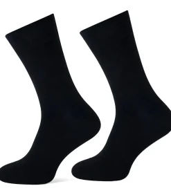 Basset Heren katoenen sokken 1 paar - Naadloze sokken - Zachte kousen - zwart, blauwe, huidskleur white Sale