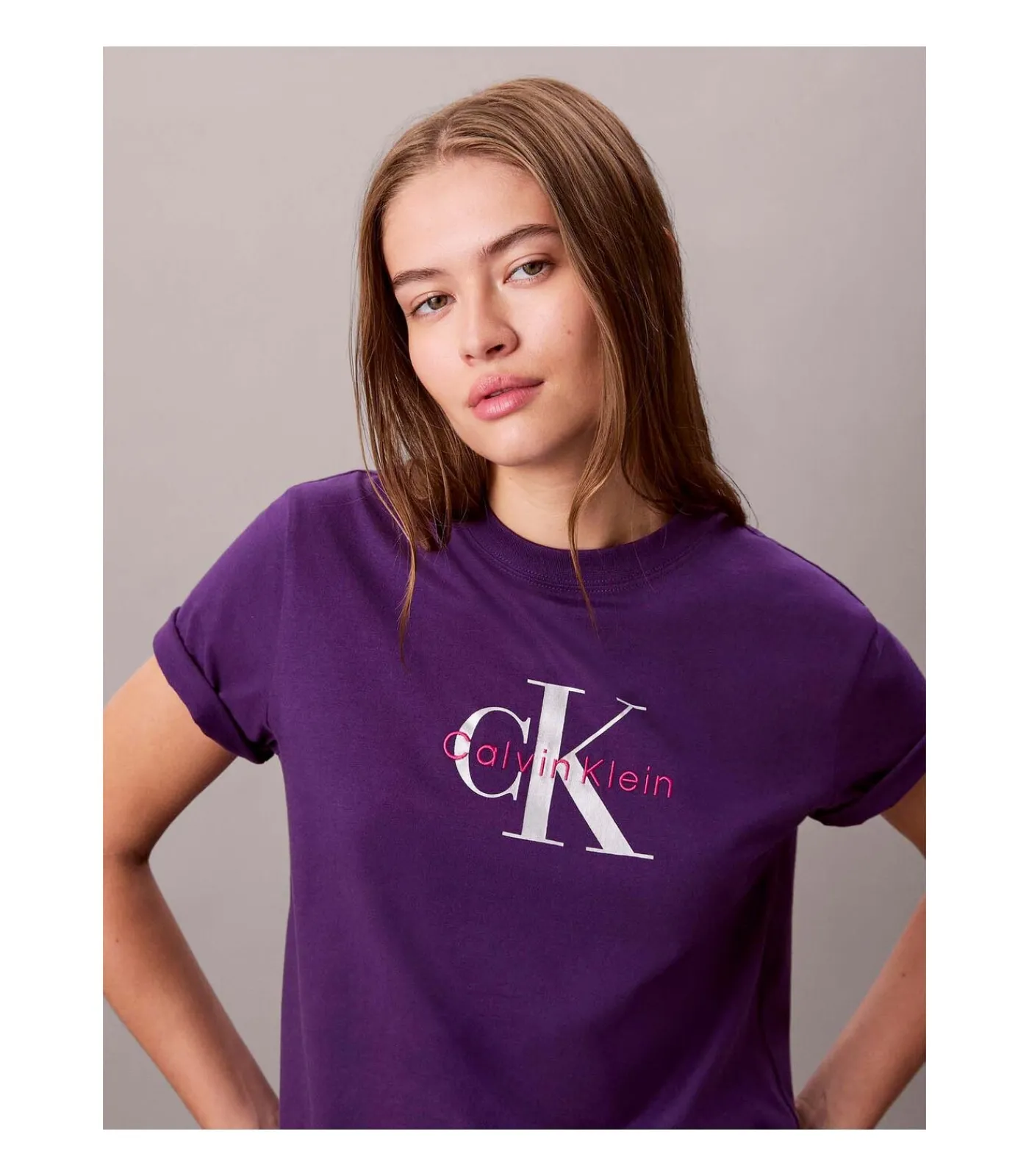 Calvin Klein Jeans Hero Ss Classic Mono purple New