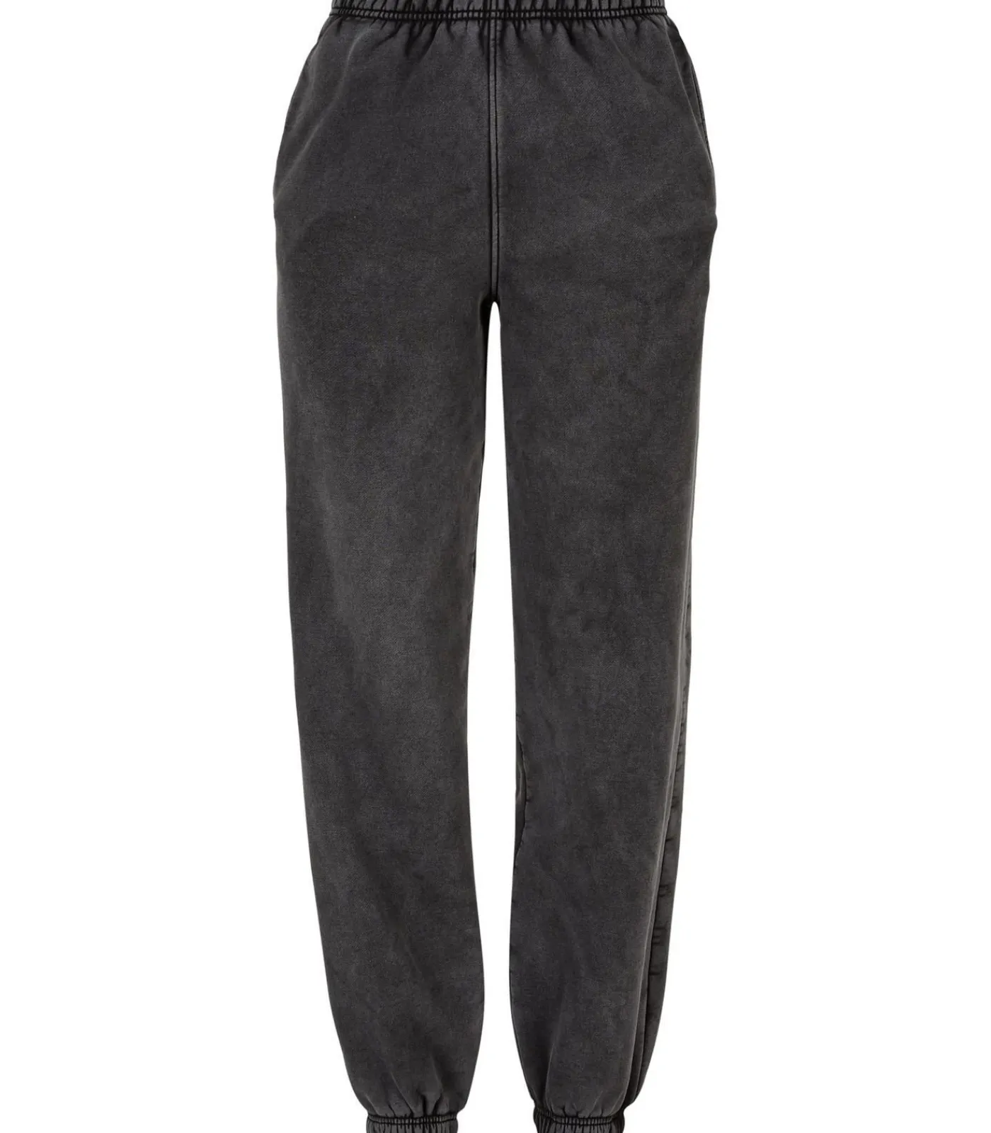 Urban Classics HIGH WAIST - Joggingbroek - Zwart black Clearance