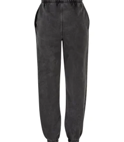 Urban Classics HIGH WAIST - Joggingbroek - Zwart black Clearance