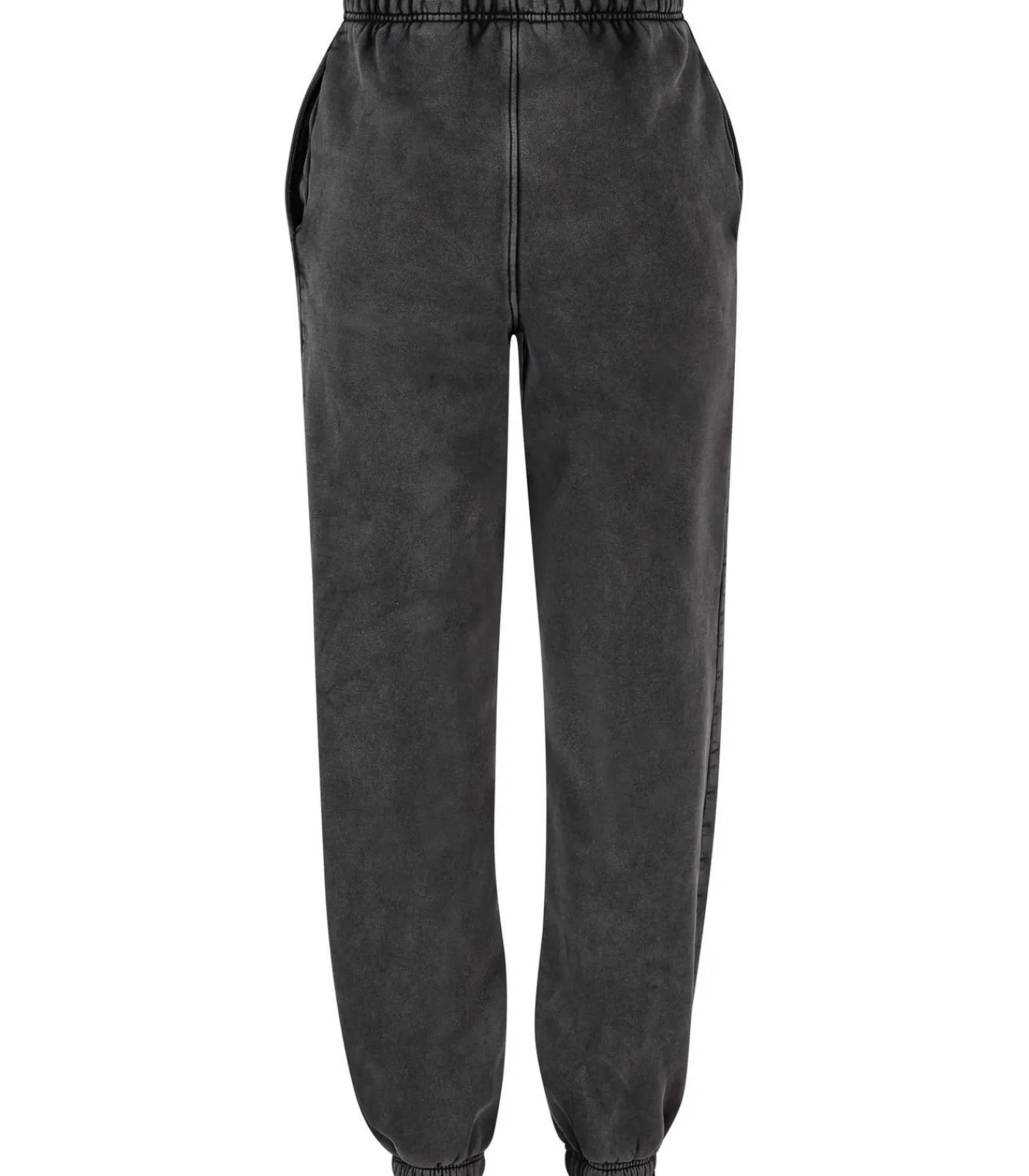 Urban Classics HIGH WAIST - Joggingbroek - Zwart black Clearance