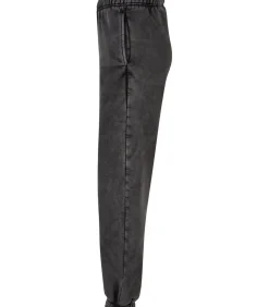 Urban Classics HIGH WAIST - Joggingbroek - Zwart black Clearance