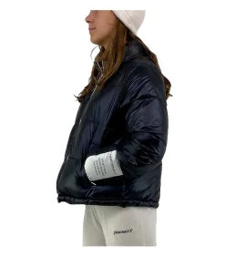 HINNOMINATE Jas Korte Nylon Donsjas Met Alle Ritssluitingen En Polslabel black Discount