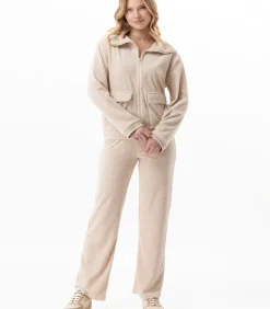 LE CHAT Homewear-set met ritssluiting van fluweel COUNTRY 126 beige Hot