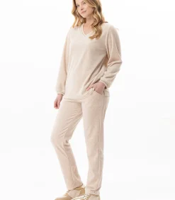 LE CHAT Homewear-set van fluweel COUNTRY 122 beige Online